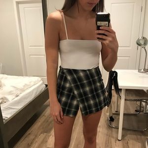 Brandy Melville Plaid Skort/Skirt